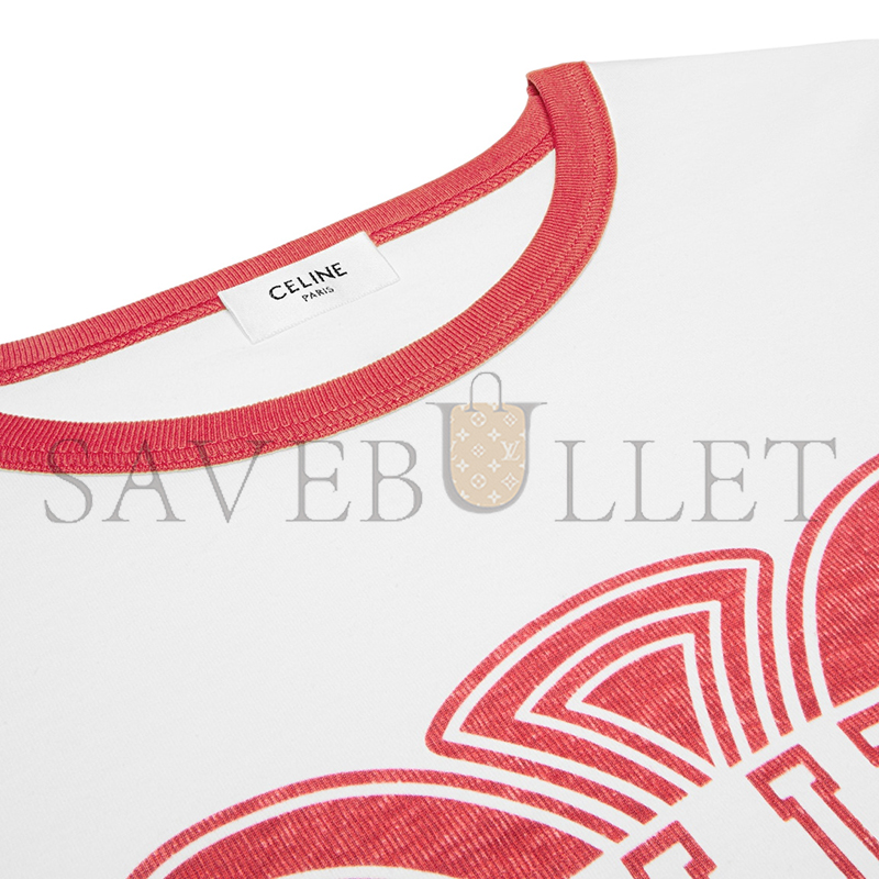 CELINE 70'S T-SHIRT IN COTTON JERSEY RX0CH671Q.GDJ2